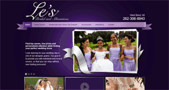 Desktop Screenshot of lesbridalwi.com